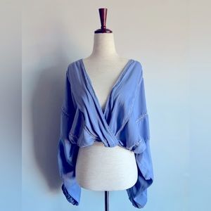 Free People Weekend Love Top Periwinkle Purple